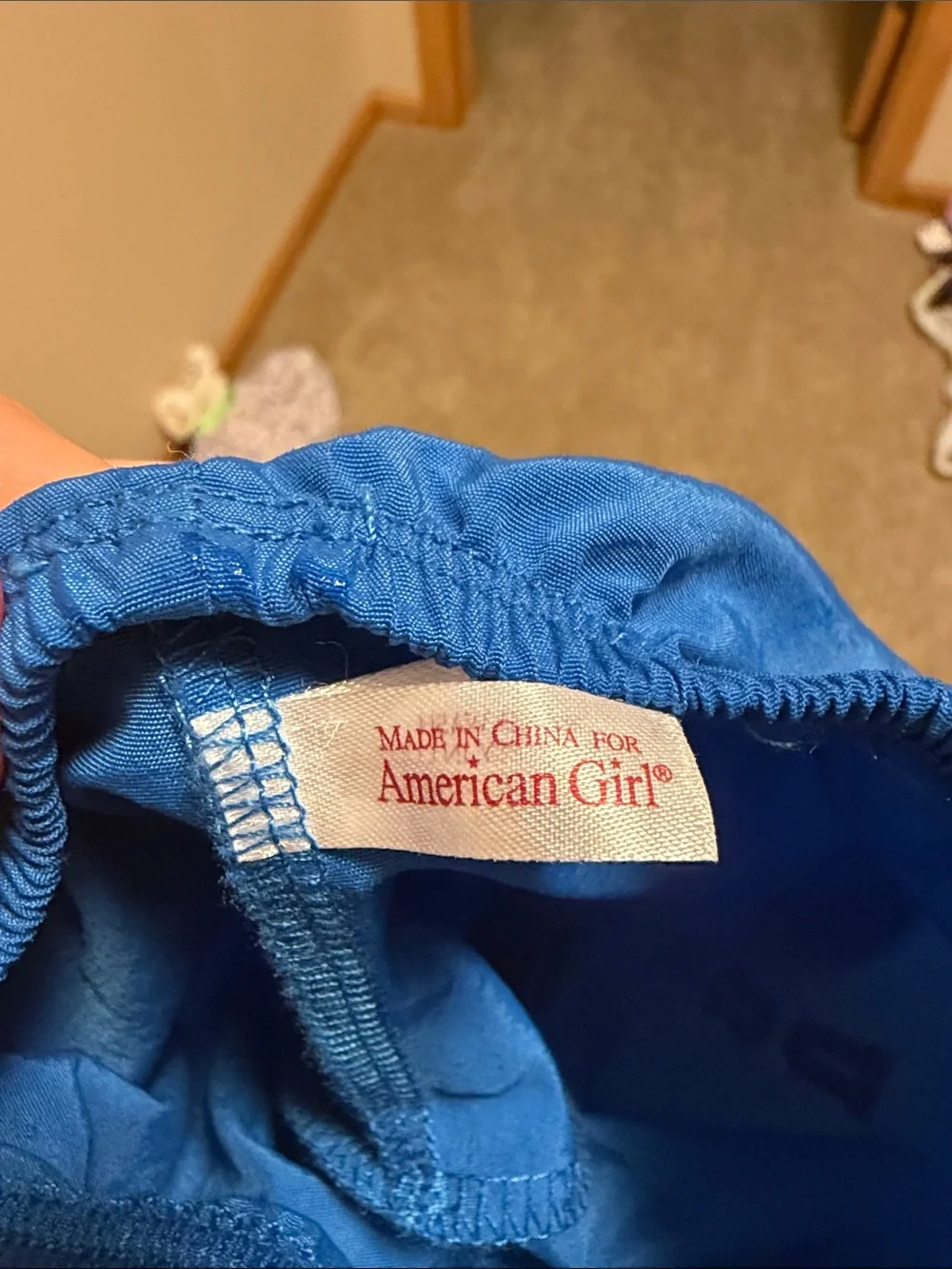 American Girl USA Blue & White Gymnastics Warm Up Suit
